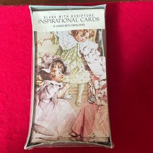 Vintage Joyfully Yours Inspirational Cards-Five Designs Per Box-15 Blank Cards